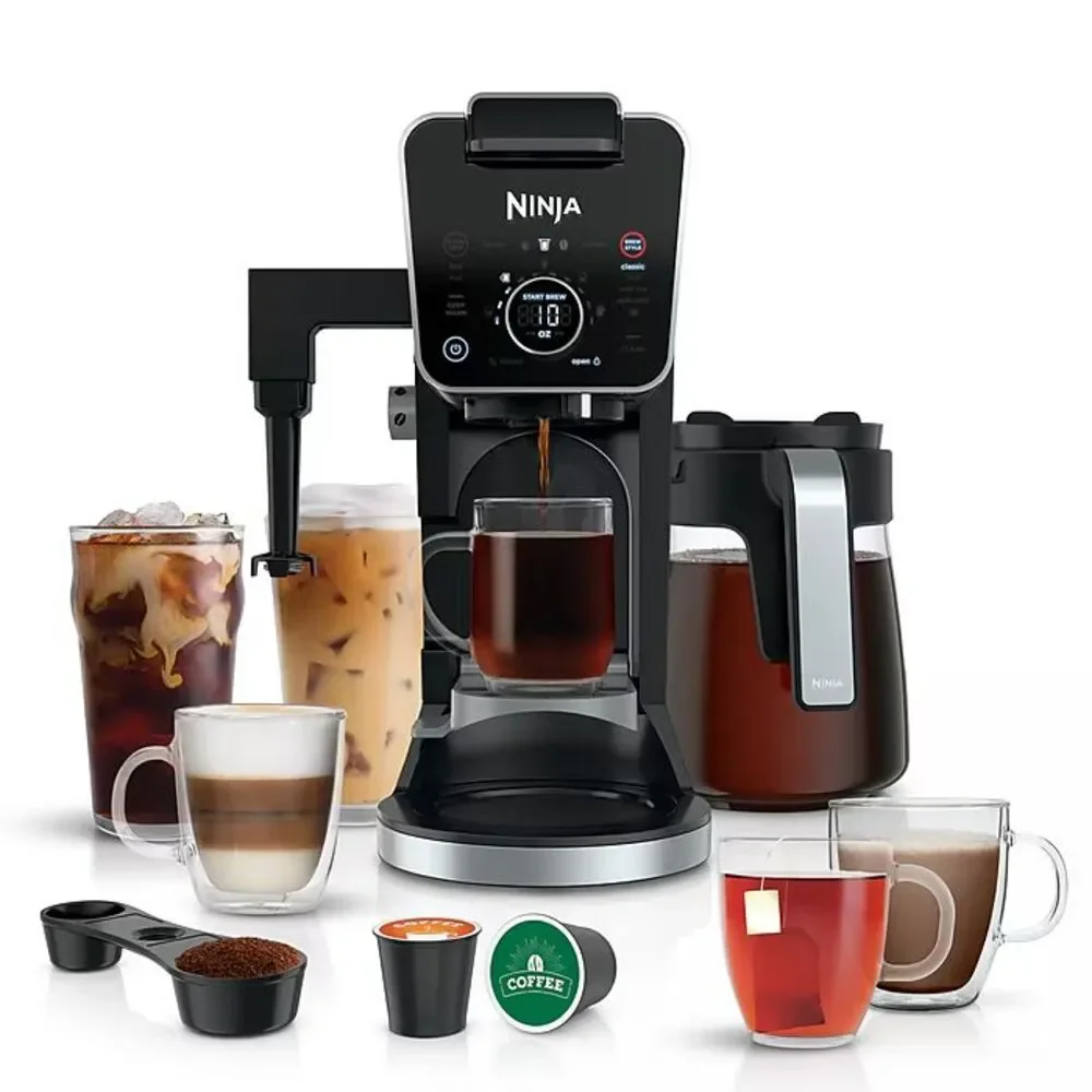 Ninja CFP301 DualBrew Pro Specialty 12-Cup Drip Maker Glass Carafe Single-Serve